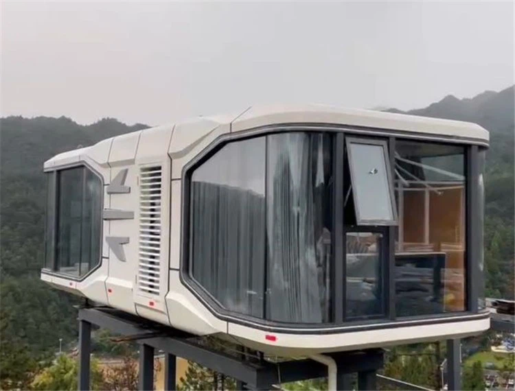 Prefab cheap cabin capsule-house hotel with 2 bedroom 3 Prefab cheap cabin capsule-house hotel with 2 bedroom 3